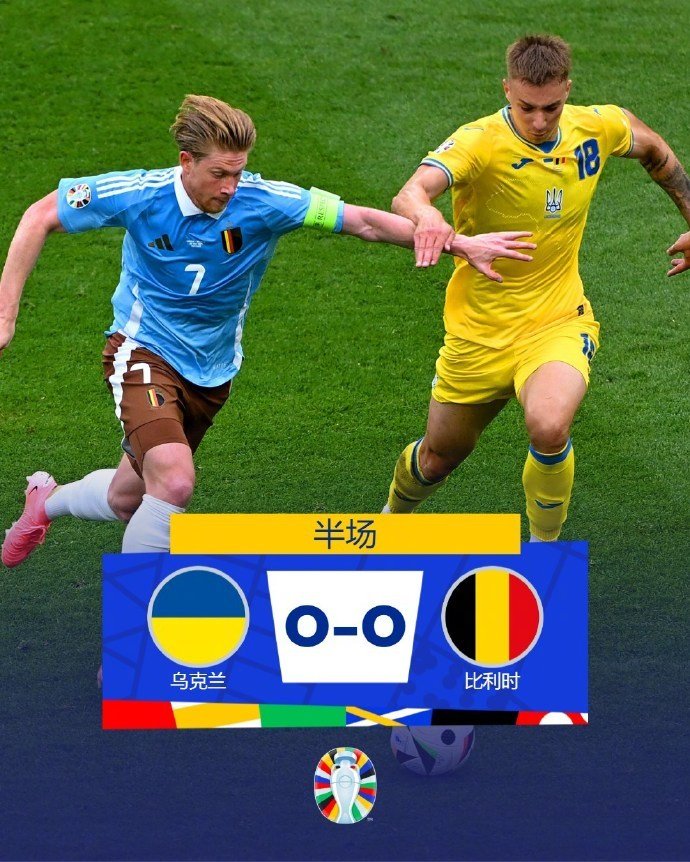 瑞典队与乌克兰队在欧洲杯比赛中战平